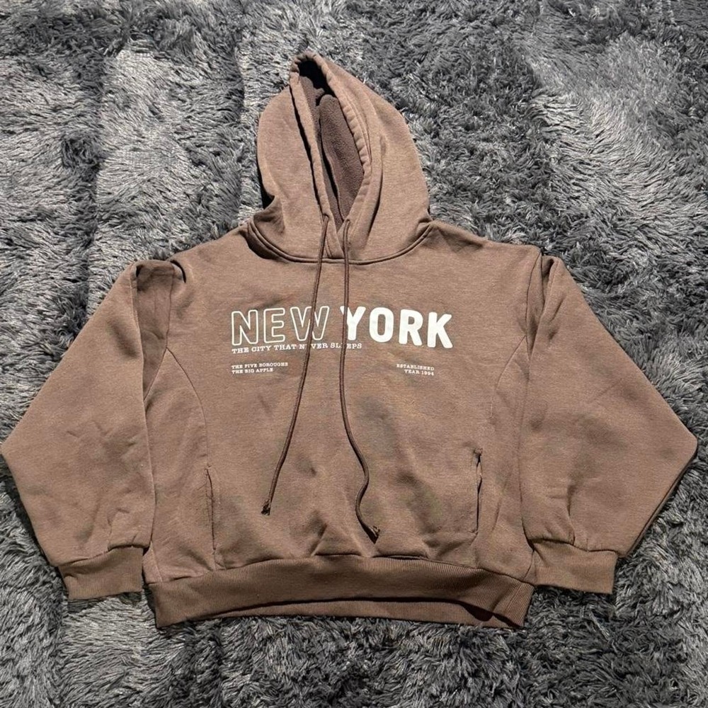 SWS athletics Brown New York hoodie